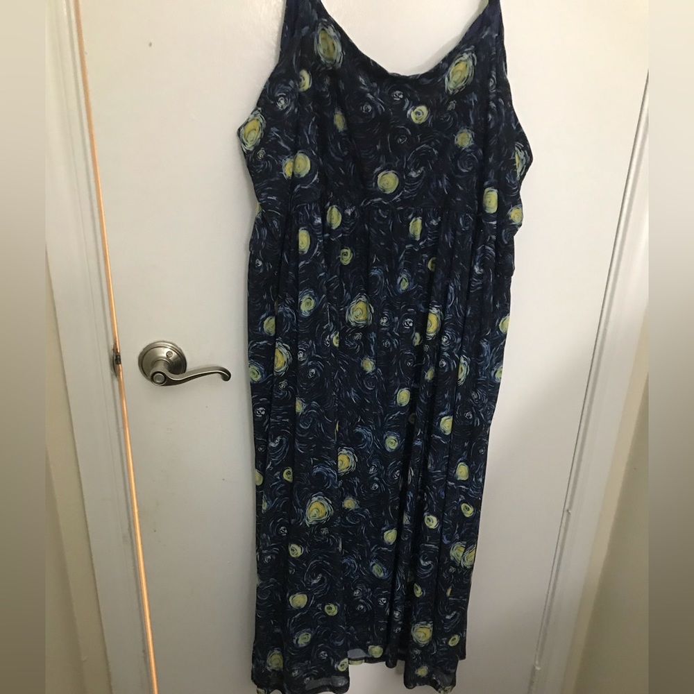 Vincent Van Gogh”Starry,Starry Night” inspired dress by Hot Topic.